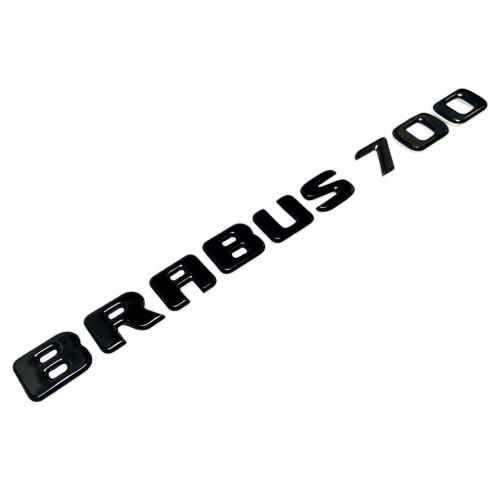 Metallic black Brabus 700 emblem logo badges for Mercedes-Benz W463 G-Class