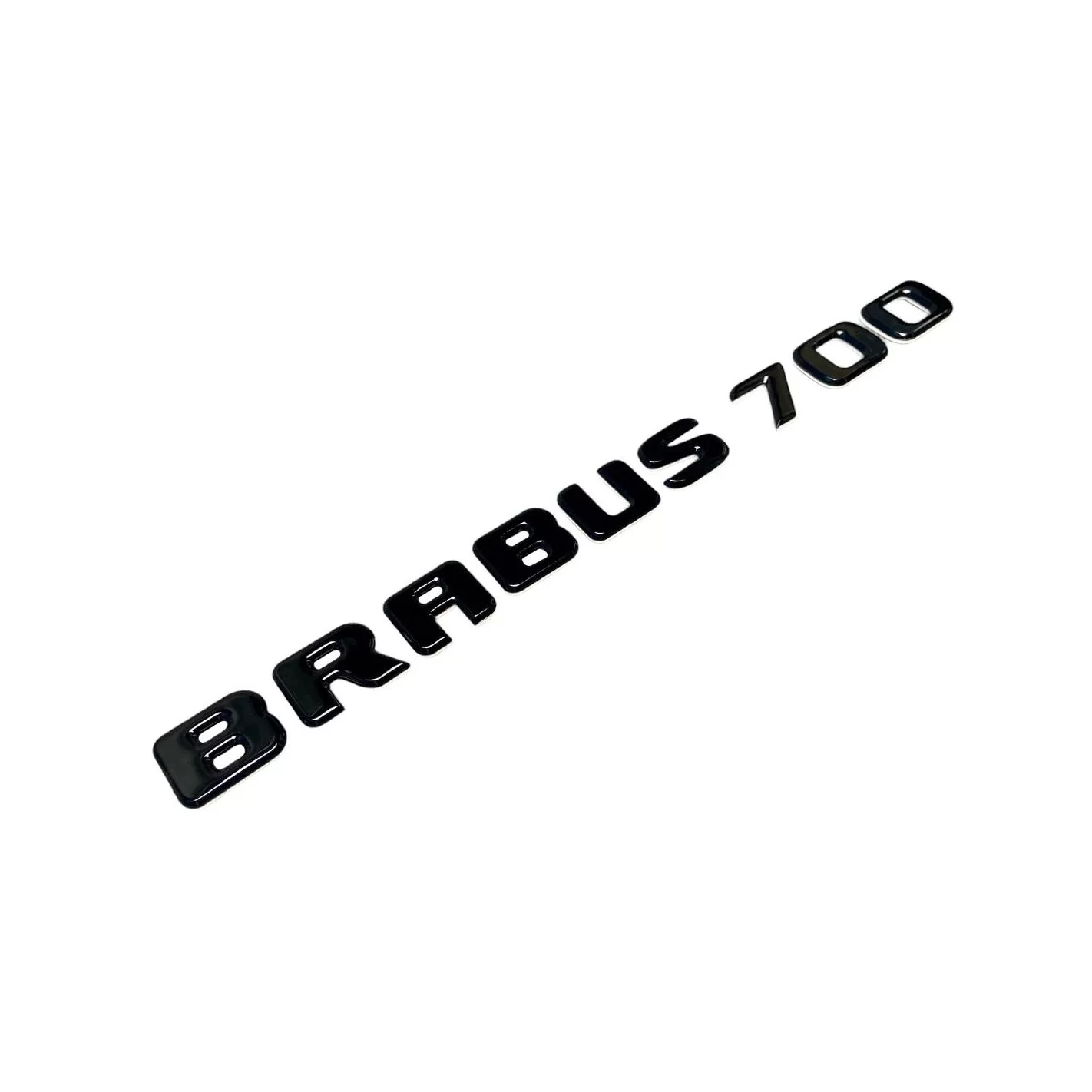 Metallic black Brabus 700 emblem logo badges for Mercedes-Benz W463 G-Class