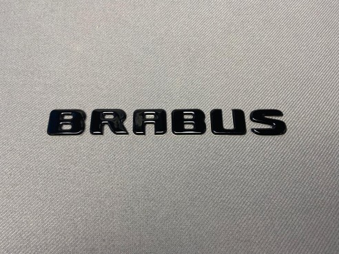 Metallic black Brabus 700 emblem logo badges for Mercedes-Benz W463 G-Class