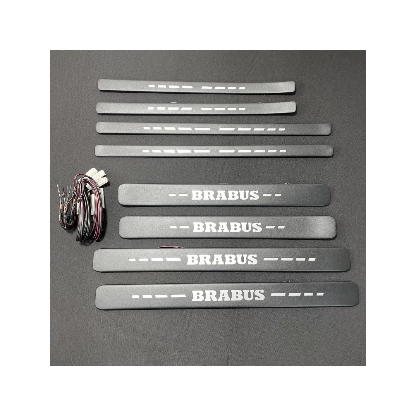 Metallic BRABUS LED Illuminated door sills for Mercedes Benz W223