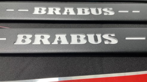 Metallic BRABUS LED Illuminated door sills for Mercedes Benz W223