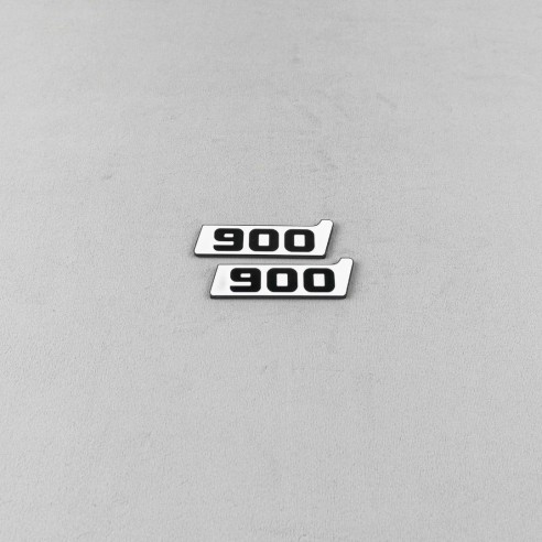 Metallic Brabus 900 white fenders emblem logo badges for Mercedes-Benz W463A G-Class