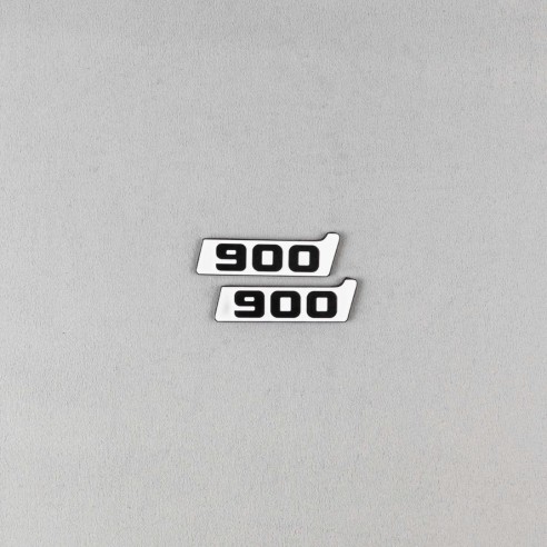 Metallic Brabus 900 white fenders emblem logo badges for Mercedes-Benz W463A G-Class