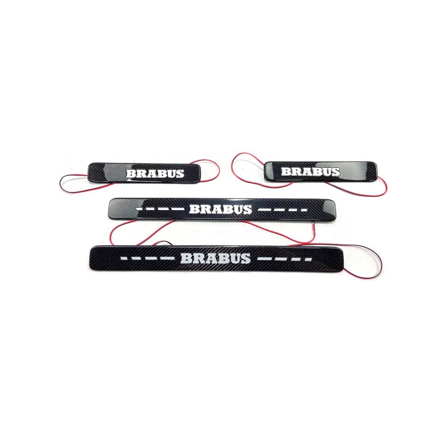 Carbon fiber Brabus LED Illuminated Door Sills 4 pcs for Mercedes-Benz W463A G-Class