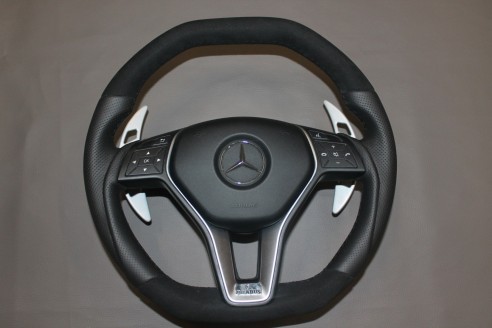 Mercedes-Benz CLA CLS GLE Steering Wheel Leather Alcantara