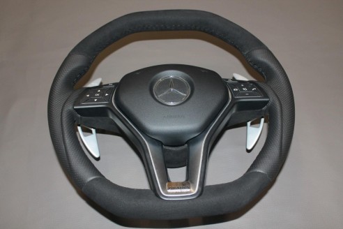 Mercedes-Benz CLA CLS GLE Steering Wheel Leather Alcantara