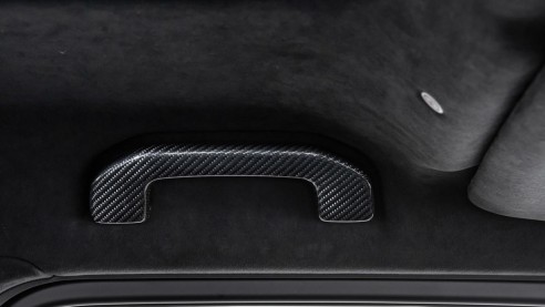 Carbon fiber Brabus interior handles for Mercedes G-class W463A G63 AMG