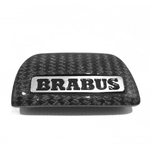 Carbon fiber steering wheel emblem badge insert Brabus for Mercedes-Benz w463a