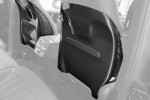 Carbon fiber interior trim seat back cover for Mercedes G Class W463A