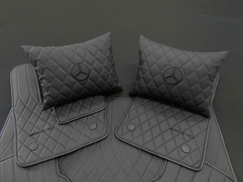 BLACK AMG Floor Mats for Mercedes-Benz W463A