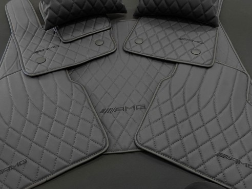 BLACK AMG Floor Mats for Mercedes-Benz W463A