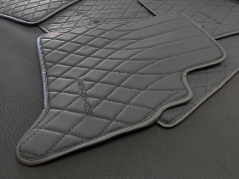 BLACK AMG Floor Mats for Mercedes-Benz W463A