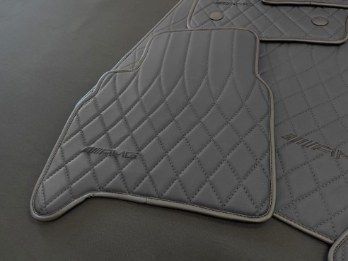 BLACK AMG Floor Mats for Mercedes-Benz W463A