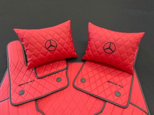 RED AMG Floor Mats for Mercedes-Benz W463A