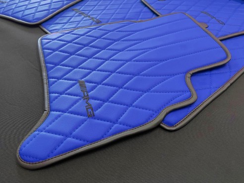 BLUE AMG Floor Mats for Mercedes-Benz W463A