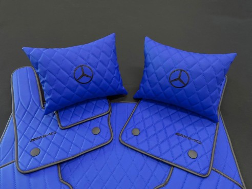 BLUE AMG Floor Mats for Mercedes-Benz W463A