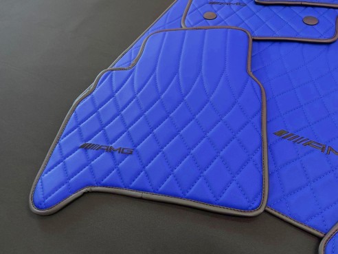 BLUE AMG Floor Mats for Mercedes-Benz W463A