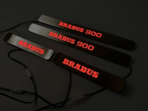 Brabus 900 LED Illuminated Door Sills 4 pcs for Mercedes-Benz W463A G-Class