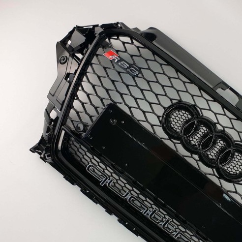 Audi RS3 Black Quattro front bumper Radiator Grille for Audi A3 2013-2016