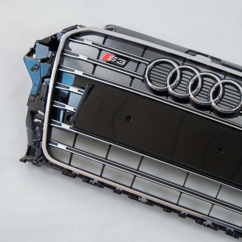 Audi S3 front bumper radiator grille for Audi A3 2013-2016 chrome