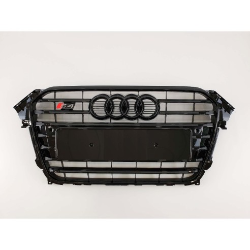 Audi S4 all BLACK front bumper radiator grille for Audi A4 2012-2015