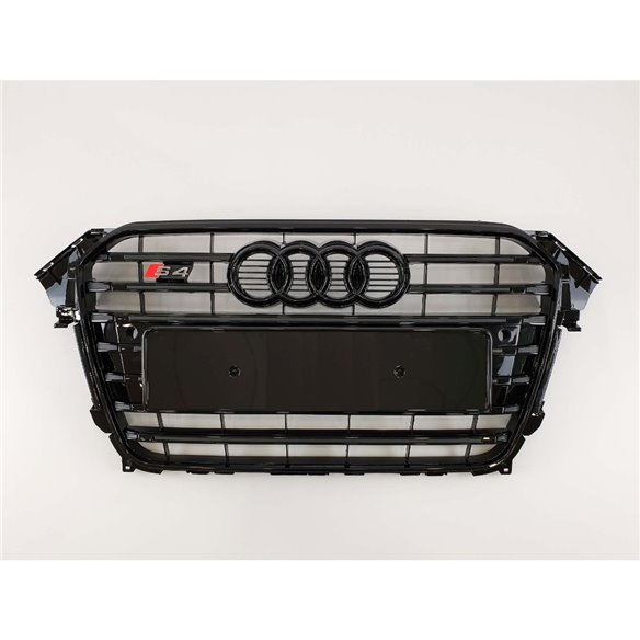 Audi S4 all BLACK front bumper radiator grille for Audi A4 2012-2015