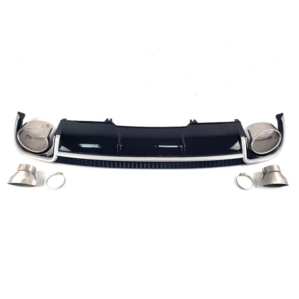 Audi RS4 rear diffuser with exhaust tips for Audi A4 2015-2019