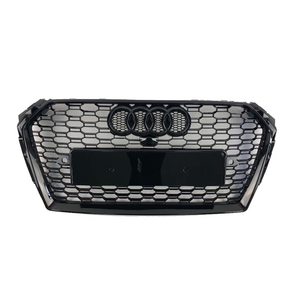 Audi RS4 BLACK front bumper radiator grille for Audi A4 2015-2019