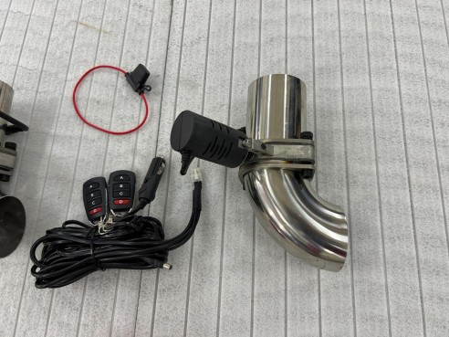 Electric remote controlled power valve for exhaust system Mercedes-Benz W463