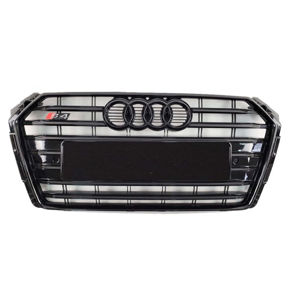 Audi S4 S-line ALL BLACK front bumper radiator grille for Audi A4 2015-2019