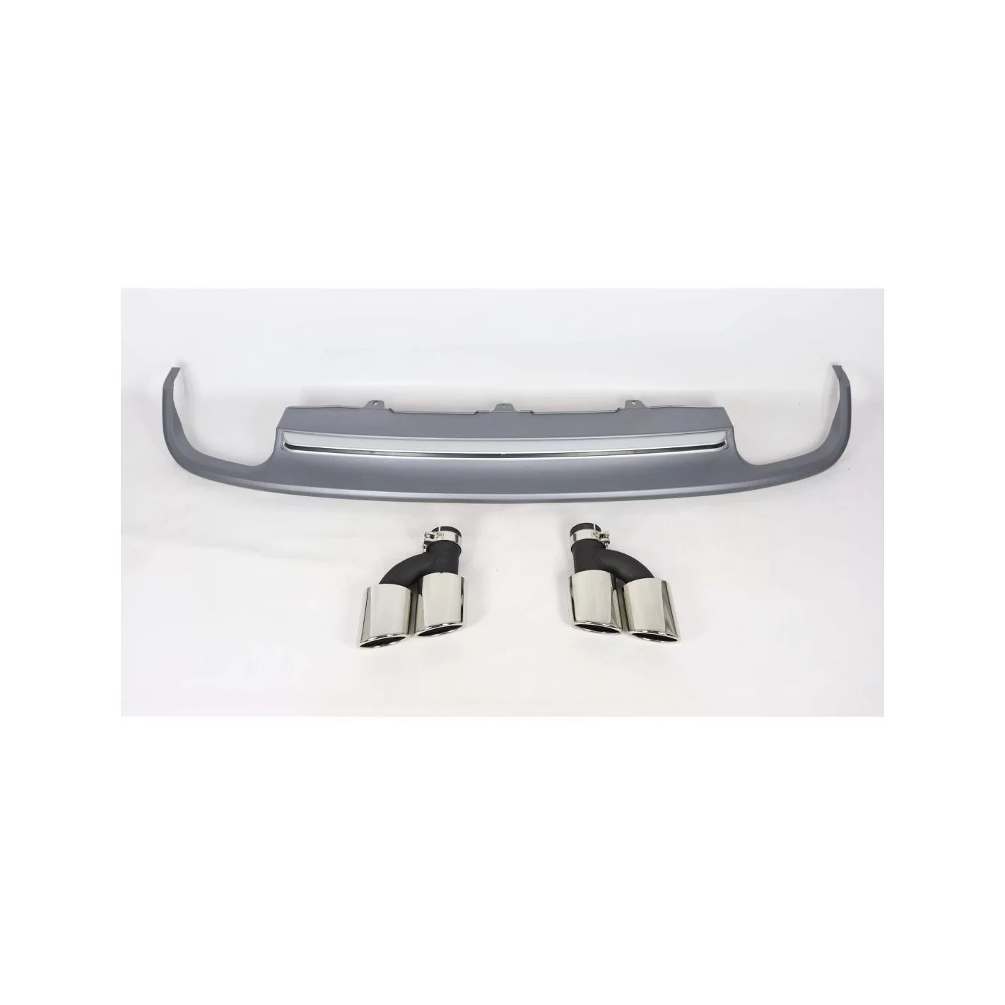 Audi S-line S6 rear diffuser with exhaust tips for Audi A6 2012-2015