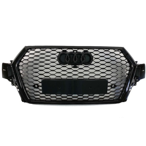 Audi RS7 BLACK front bumper radiator grille for Audi Q7 2017+