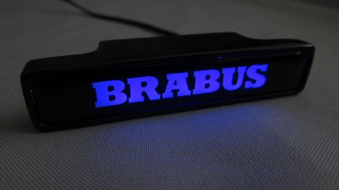 Brabus LED grille BLUE badge emblem logo for Mercedes-Benz W463A W464 G-Class