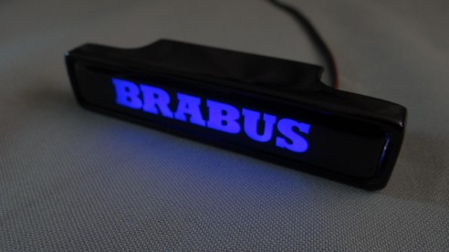 Brabus LED grille BLUE badge emblem logo for Mercedes-Benz W463A W464 G-Class