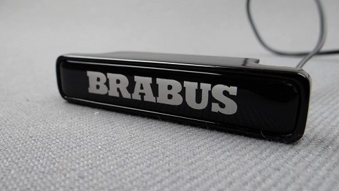 Brabus LED grille WHITE badge emblem logo for Mercedes-Benz W463A W464 G-Class