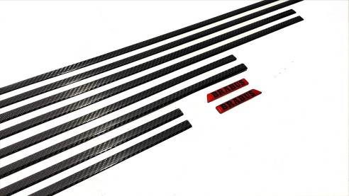 Carbon fiber side body mouldings insertions Brabus for USA SPEC CAR Mercedes-Benz G-Class W463A W464…