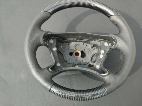 Mercedes-Benz CLK-Class E-Class G-Class W463 W209 W211 Steering Wheel Carbon Leather