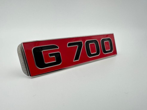  - Emblems - Metallic G700 Red Emblem for Mercedes-Benz front grille G-Class W463 - 4 - Metallic G700 Red Emblem for Mercedes-Be