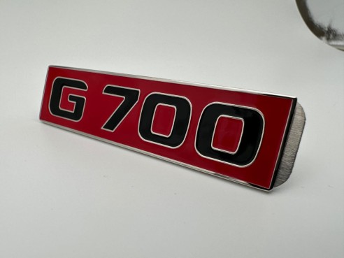  - Emblems - Metallic G700 Red Emblem for Mercedes-Benz front grille G-Class W463 - 5 - Metallic G700 Red Emblem for Mercedes-Be