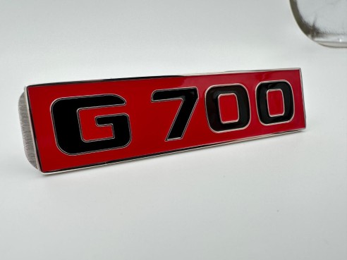  - Emblems - Metallic G700 Red Emblem for Mercedes-Benz front grille G-Class W463 - 7 - Metallic G700 Red Emblem for Mercedes-Be