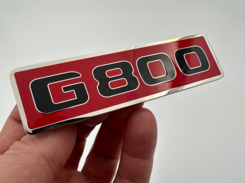  - Emblems - Metallic G800 Red Emblem for Mercedes-Benz front grille G-Class W463 - 6 - Metallic G800 Red Emblem for Mercedes-Be