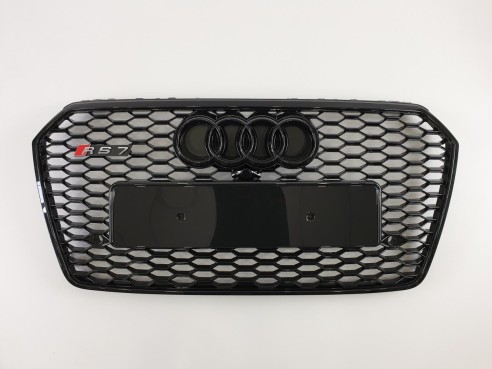 Audi RS7 Black front bumper radiator grille for Audi A7 2014-2017