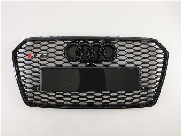 Audi RS7 Black front bumper radiator grille for Audi A7 2014-2017