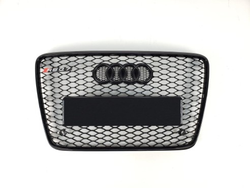 Audi RSQ7 front bumper radiator grille Black for Audi Q7 2006-2015