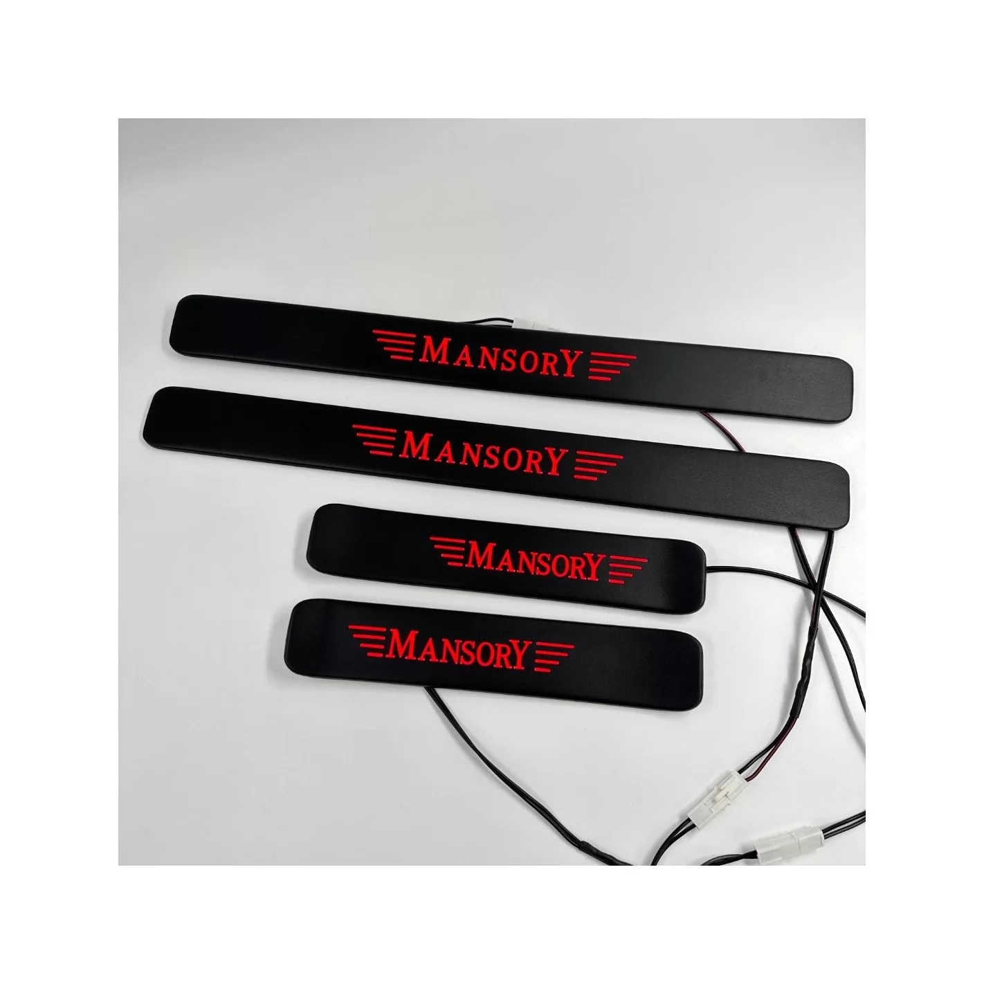 Mansory RED LED Illuminated Door Sills 4 pcs for Mercedes-Benz W463A W464 G-Class