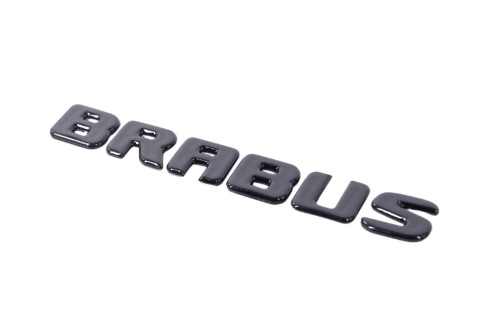 Metallic black Brabus style emblem logo badges for Mercedes-Benz W463A W464