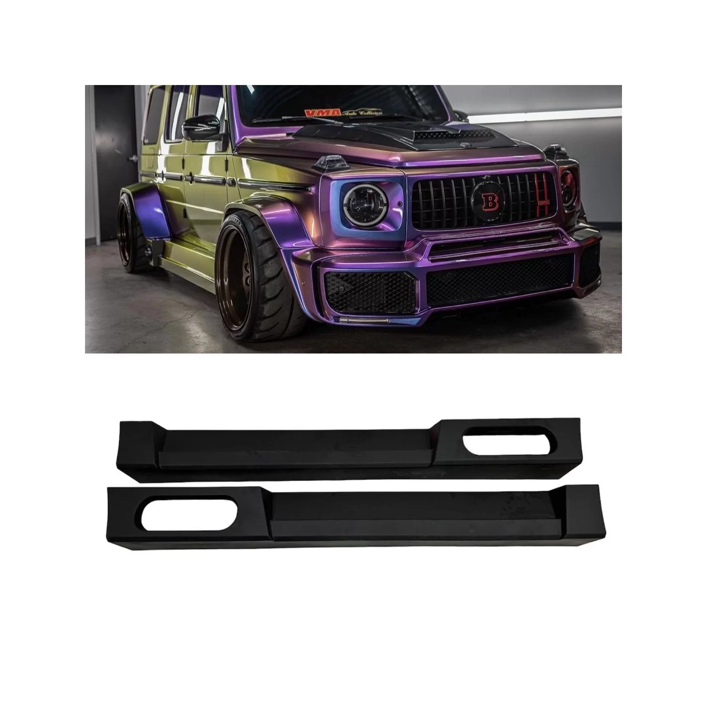  - G Class W463A - Custom side skirt for Mercedes-Benz W463A G Wagon by Tuneverse - 1 - Custom side skirt for Mercedes-Benz W463