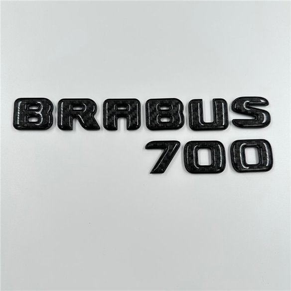 Brabus 700 emblem logo BLACK metallic with carbon for Mercedes-Benz W463A W464 G-Class