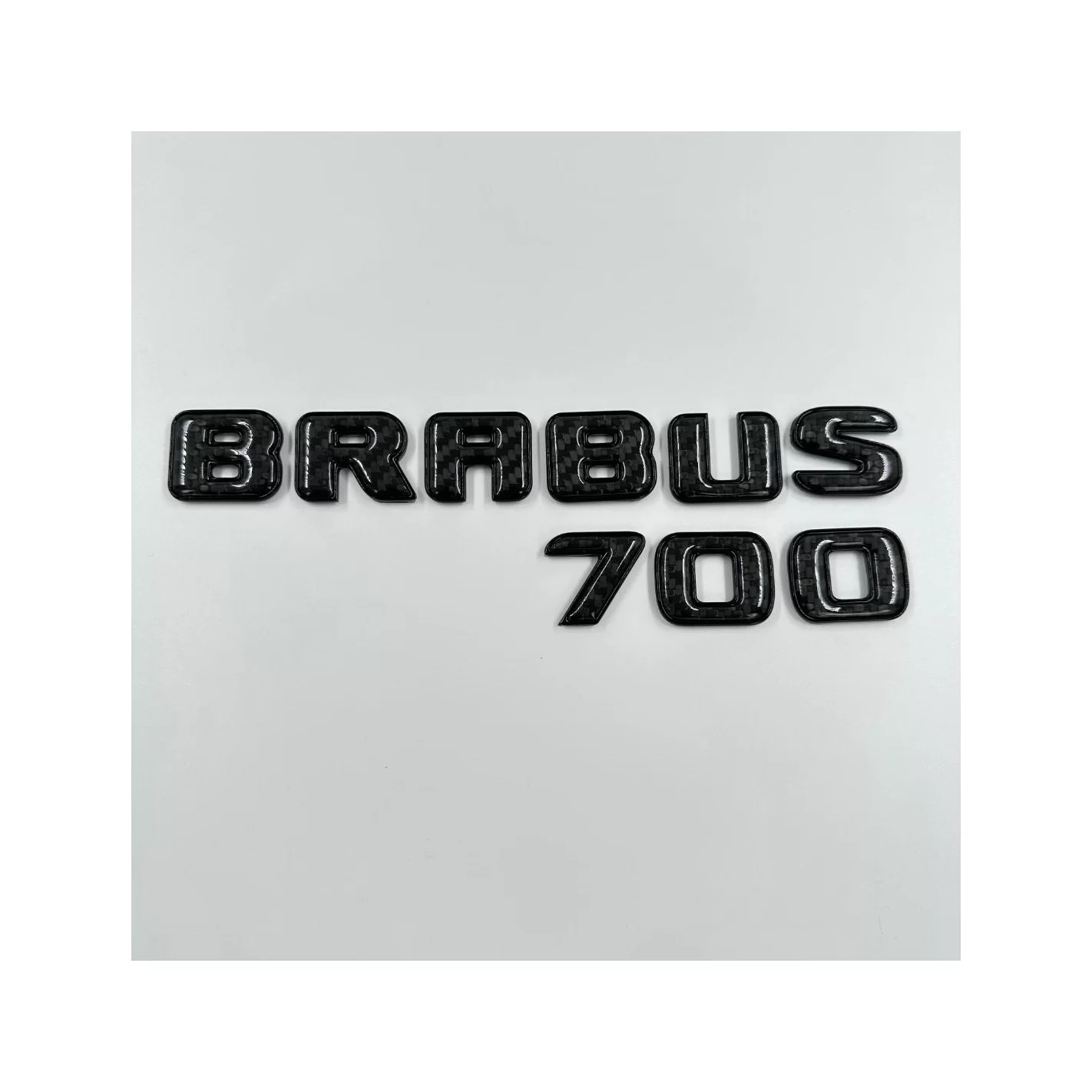 Brabus 700 emblem logo BLACK metallic with carbon for Mercedes-Benz W463A W464 G-Class