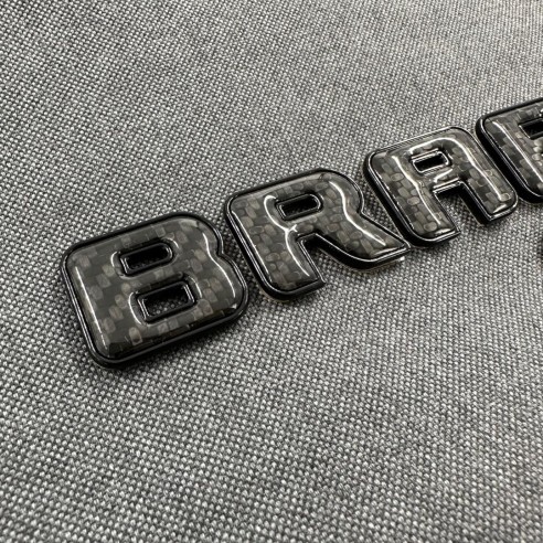 Brabus 700 emblem logo BLACK metallic with carbon for Mercedes-Benz W463A W464 G-Class